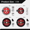 FOCSTOL Saw Blade Set - 4pcs 75mm Cutting Disc for