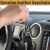 MIRKUZI Key Fob, Pack of 2 Car Key Fobs, Leather