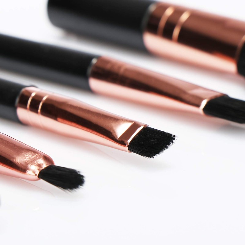 com-four® 10-Piece Mini Cosmetic Brush Set - Makeup Brush in