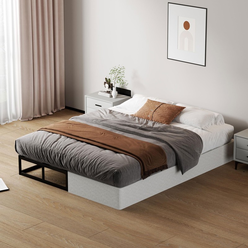 SHOANED Metal Box Spring Queen Size - 9 Inch High
