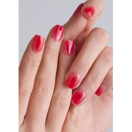 ohora Semi Cured Gel Nail Strips (N Jelly Berry) - Works with Any Nail Lamps, Salon-Quality, Long Lasting, Easy to Apply & Remove - Includes 2 Prep Pads, Nail File & Wooden Stick