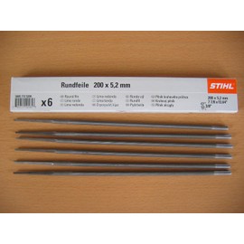 Stihl 56057725206 Rundfeile 6 piece for Sägeketten 5,2 mm for 3/8"
