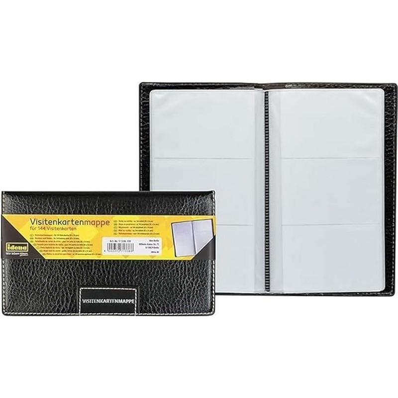 Idena 11338 Business Card Folder for 144 Cards 11 x