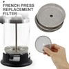 10Pcs Coffee Press Filters, Coffee Press Replacement Filter, Reusable Stainless