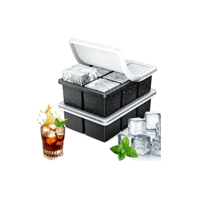 12 Cubos Independientes Grandes con Tapa, , , , (2,