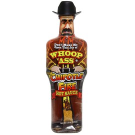 WHOOP ASS Premium Chipotle Fire Hot Sauce - 5 oz – Try if you dare! – Perfect Gourmet Gift for the Hot Sauce Fan