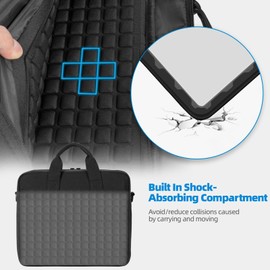 GMAK Starlink Mini Case Carrying Bag, Starlink Travel Case Organizer for Starlink-Mini and Accessories, Adjustable Shoulder Strap, Portable Dish Travel Bag for Outdoor Camping and RV Trips