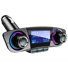 BCSMMCAR 1.3in LED Screen Wireless Bluetooth 4.0 FM Transmitter For Car Audio MP3 Player