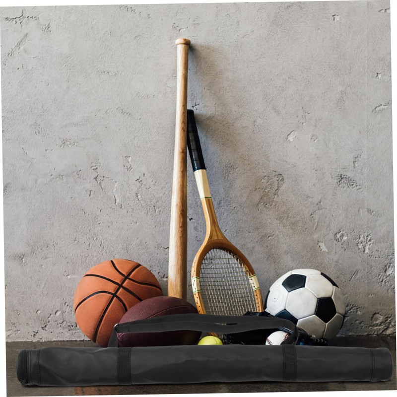 BIUDECO Baseball Bat Tube Bag Oxford Cloth Leather Portable Travel
