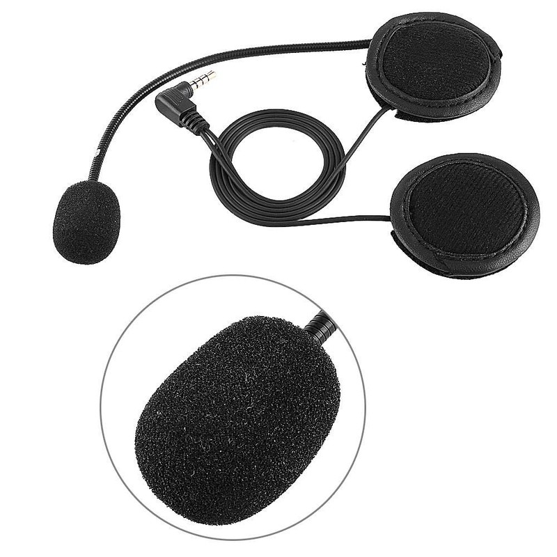 KIMISS Audfonos Bluetooth, para V4/V6 Casco de Motocicleta Intercomunicador Accesorios