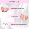 Rubber Earring Backs Soft Clear Earring Backings for Studs Hypoallergenic
