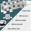 8544771 Dryer Heating Element with 279973 Dryer Thermal Cut Off