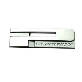 1x New P Platinum Emblem Trunk Lid Badge Nameplate Replacement for XTS - 20971945 (Chrome)
