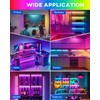 LED Strip Lights 4 Pre-Cut RGB Led Light Strip With