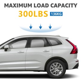 Roof Rack Cross Bars Compatible with Volvo XC-60 XC60 2018-2026, Adjustable Aluminum Heavy Duty 300 LBS Anti-Theft Lock Cargo Carrier Rooftop Crossbar Accessories for Bike, Basket, Snowboard, Luggage