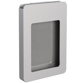 WELLGRO Aluminium Card Holder with Money Clip - Card Case, ID Cover, Secure Storage of Your Cards and IDs, Choice of Colours, Colour: Silver