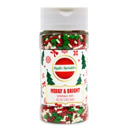 Mystic Sprinkles Christmas Holiday Jimmy Sprinkle Mixes (Merry & Bright 3.1oz)