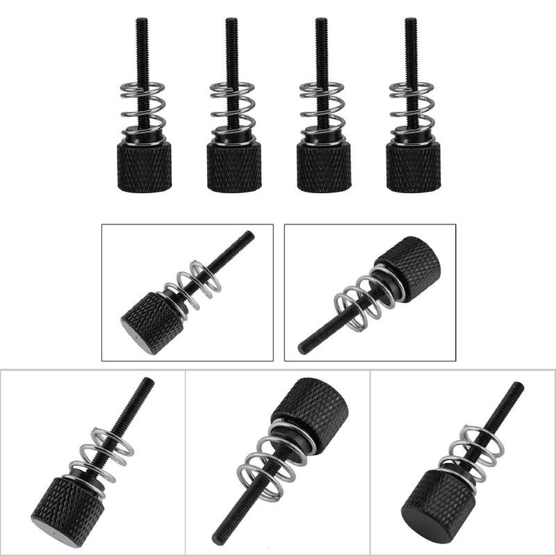 Zunate CPU Water Cooling Block Screw, 4 Pieces Aluminum CPU