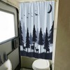 Careyoungs Careyoungs RV Shower Curtains Forest Deer Shower Curtain Elk