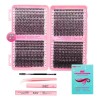 Set Extension Pestañas Diy 9-18mm Kit Maquillaje Completo