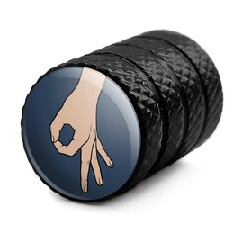 GRAPHICS & MORE The Circle Game Tire Rim Wheel Aluminum Valve Stem Caps