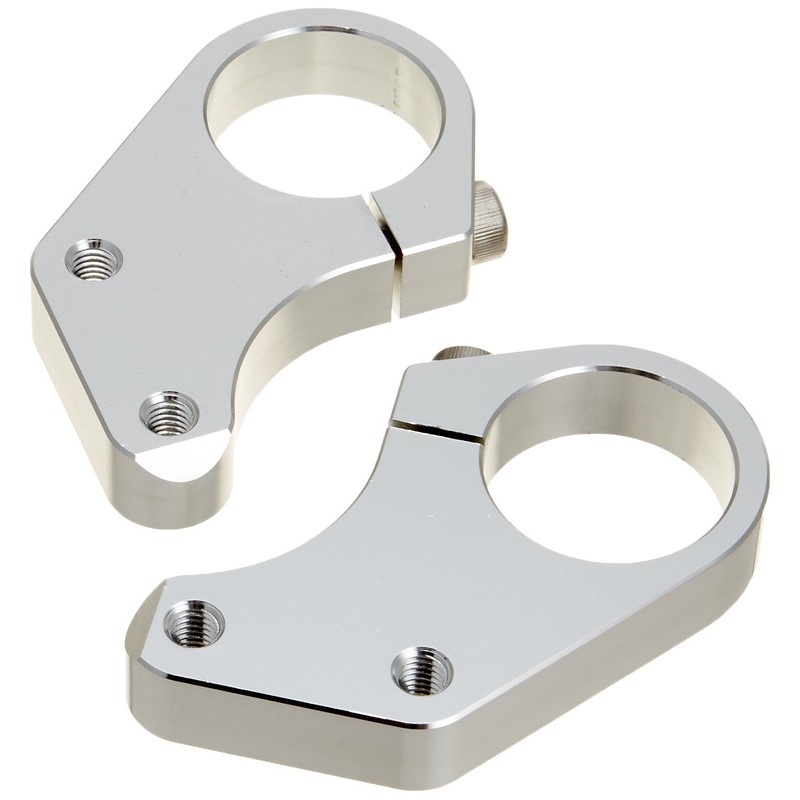 Hurricane HB0630A-01 Underhandle Bracket, 1.5 inch (37 mm) Fork, Silver