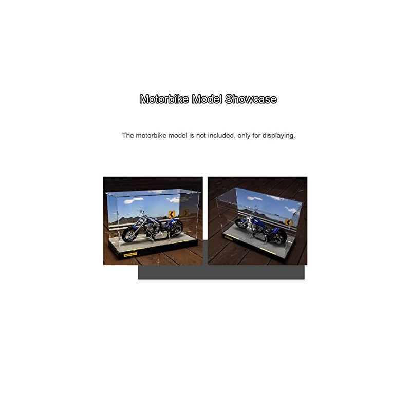 zalati Acrylic Display Case with Simulation Scenario Dustproof Display Case