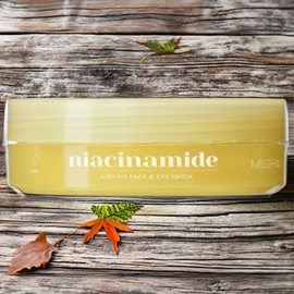 Missha Eye Area Care Eye Area Nutrition Airy Fit Niacinamide Brightening Face Eye Patches 4 Pieces 60 Pieces / 미샤 눈가 관리 눈가 영양 에어리핏 나이아신아마이드 브라이트닝 페이스 아이패치 4개 60개입