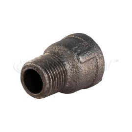 SUPPLY GIANT CNFQ0114 Black Malleable Extension Piece, 1-1/4 in