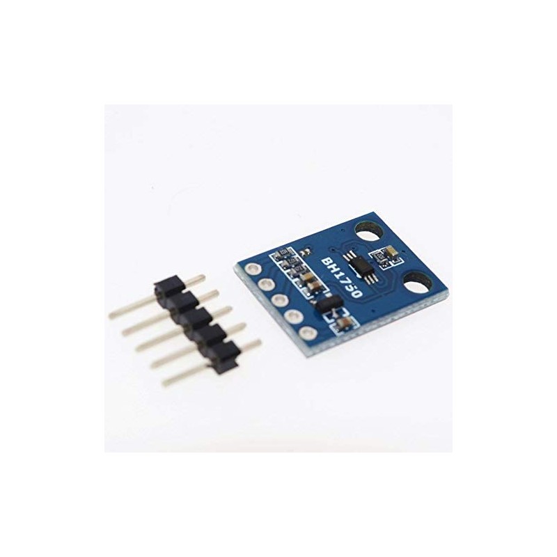 TECNOIOT 2pcs GY-302 BH1750 BH1750FVI Light Intensity Illumination Module |