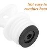 GLEAVI Pack of 2 Thermal Water Bottle Washers Sealing Caps