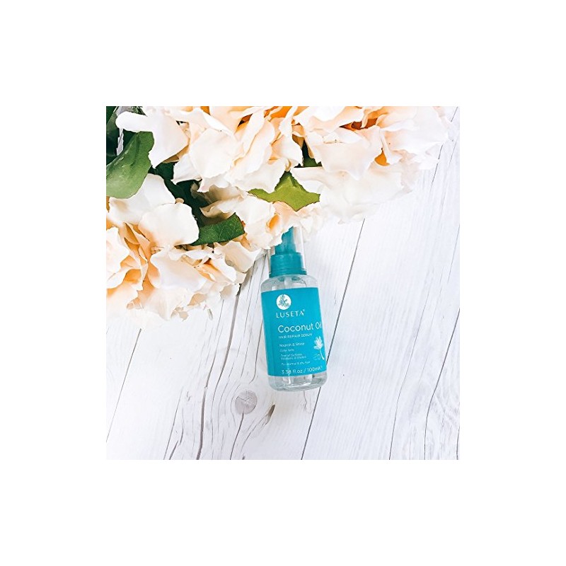 Luseta Coconut Oil Hair Repair Serum, 3.38 Ounces