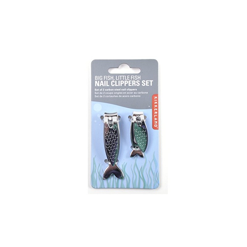 Kikkerland Big Fish & Little Fish Nail Clipper Set