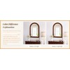 Tanmicoshomy Wood Bathroom Mirror 24x36 Inch,Rustic Wall Mirrors with Shatter-Proof