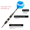 CyeeLife Steel Darts Set 30g Brass Barrels with Shafts Flights