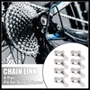 Hihaha 8pcs Single Speed Chain Master Link Joint Clip Connectors