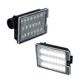 D-Lumina LED License Plate Lights Assembly Compatible with 2014-2020 Dodge Durango Pickup Truck, 6000K White 2-Pieces