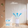 Hunter HP450UV Round Air Purifiers for Home, True HEPA Air