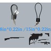 Lockforall Cable Gun Locks with Keys - Keyed Alike 15"