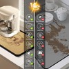 XAVQUY Coffee Mat Super Absorbent Coffee Bar Mat Hide Stain