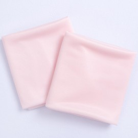 Socomi Wedding Arch Draping Fabric 29" x 20Ft 2 Panels Blush Pink Sheer Outdoor Curtain Drapes Extra Long for Wedding Ceremony Birthday Party Decoration