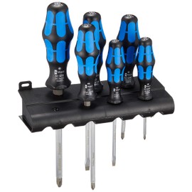 Wera 137801 33/50/6A Craft Foam Diamond Screwdriver Set