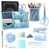 12 in 1 Desk Organizers and Accessories Set, Blue Gifts