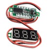 Samcos LED Digital Voltmeter, 2 Wires, 0.28 Inch, 2.5 V