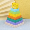 Wooden Tower Stacking Ring Toys for Kids Building Blocks Tower