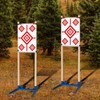 Atflbox Shooting Target Stand with 10pcs 17x25 Inch Sight in