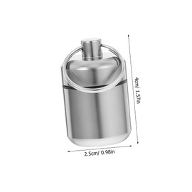 NOLITOY Portable Ear Plug Case with Keyring Travel Earbud Organizer for Noise Reduction for Concerts and Sleeping Durable and Convenient Storage Box