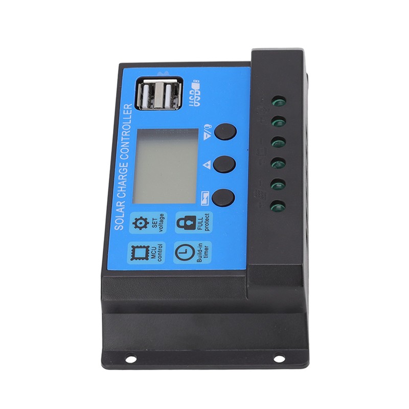 12V 24V Solar Charge Controller Dual USB Port Solar Panel