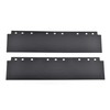 24"x24" Black Poly Quarter Fender Set, in pair, Super Toughness,Plastic