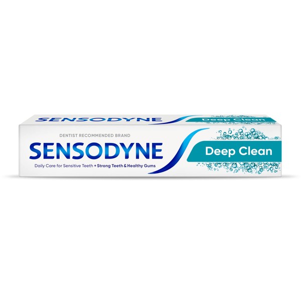 Sensodyne Sensitive Toothpaste Daily Care Deep Clean Gel, Packaging may vary, 75 ml (Pack of 1)